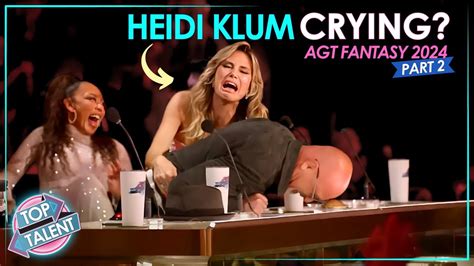 Heidi Klum Rarely Cries! AGT 2024 FL Week 2 Auditions - YouTube