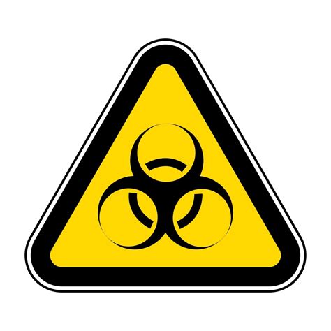 Beware Biological Hazard Symbol Isolate On White Background,Vector Illustration EPS.10 2277859 ...