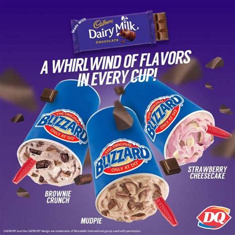 New Dairy Queen Blizzard Flavors | Dairy queen blizzard, Dairy queen ...