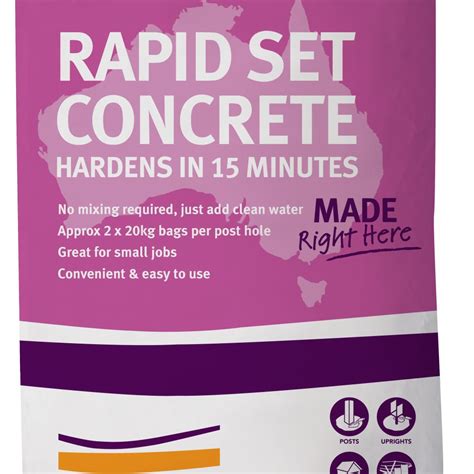 Rapid Set Concrete 20kg Pink - ATEX Supplies Sydney