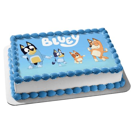 Bluey Mum Dad Chilli Edible Cake Topper Image ABPID52105 – A Birthday Place