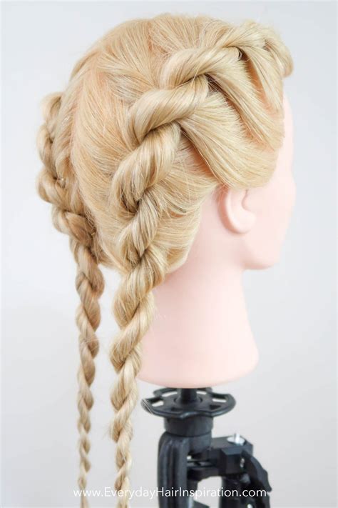 French Rope Braid Step By Step For Beginners - Everyday Hair ...