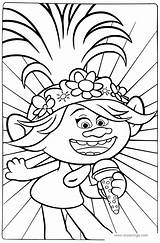 Poppy Troll Coloring Book Pages sketch template