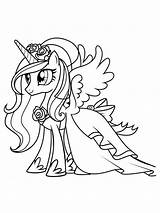 Princess Cadence coloring Pages sketch template