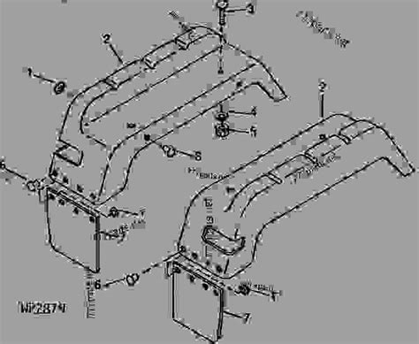 REAR FENDERS (4X2) - UTILITY VEHICLE John Deere WORKSITE - UTILITY ...