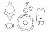 Cute Food Coloring Pages Line Drawing  Free Printable sketch template