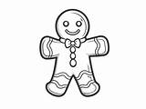 Gingerbread Delight Coloring  Page sketch template