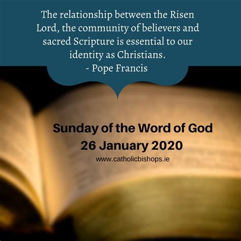 Resources for ‘Sunday of the Word of God’ | Irish Catholic Bishops' Conference