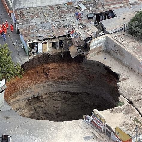 Giant Hole In Guatemala City