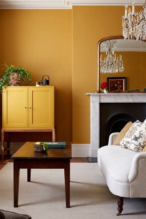 Mustard Yellow Home Decor Inspiration | Yellow walls living room, Yellow living room, Yellow ...