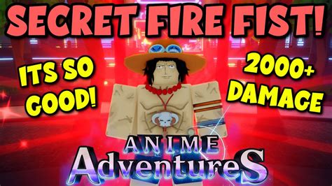 *LIMITED TIME* Secret Fire Fist (Ace) Unit in Anime Adventures is OP! - YouTube