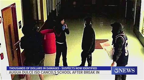 4 suspects identified in Agua Dulce ISD break-in, arrests set to come | kiiitv.com