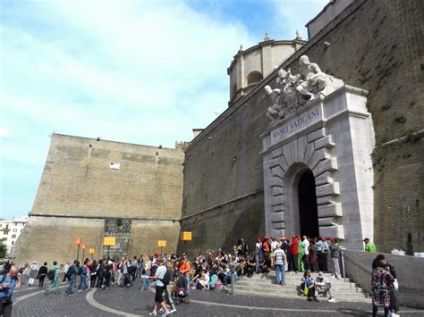 Entrance to Vatican Museum, Italy - The Incredibly Long Journey