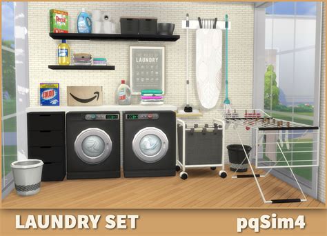 Laundry Set. The Sims 4 Custom Content.