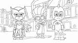 PJ Masks Coloring Pages  Free Printable For Kids sketch template