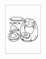 Bread Coloring Pages – Printable FREE sketch template