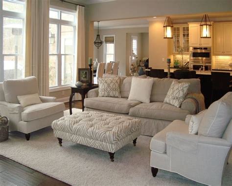 Affordable Grey And Cream Living Room Décor Ideas 12 | Cream living room decor, Beige living ...