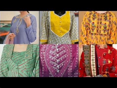 Beautiful Frock Neck Design 2023 || Winter Frock/kurti Neck Design ...