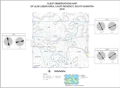 Cleat observations Map of Ulak Lebar Area, Lahat Regency. | Download Scientific Diagram