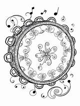 10  Free Tambourine Coloring Pages For Kids To Print And Enjoy sketch template