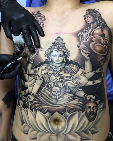 Durga Tattoos Explained: Meanings, Common Themes & More