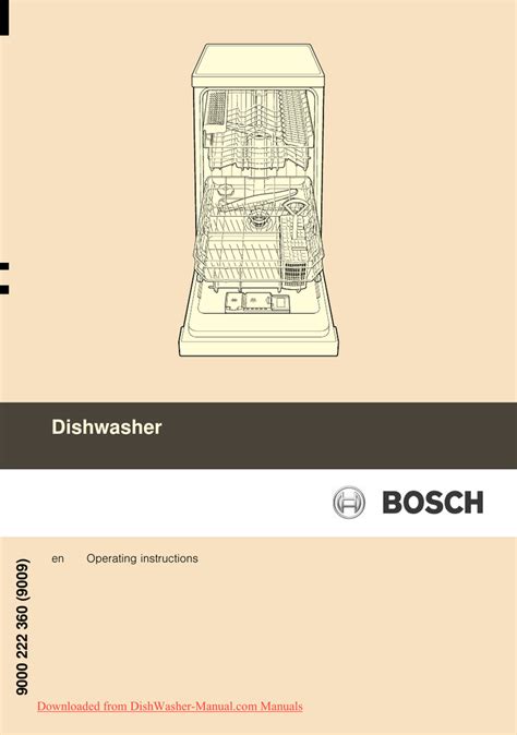 Bosch 800 Series Instructions