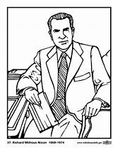 US Presidents Richard Nixon  Coloring Pages 24 sketch template