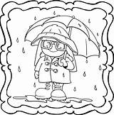 Rain Coloring Book  Easy And Fun For Kids Made By sketch template