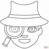 Detective Coloring Pages Kids Printable Color Bright Colors Favorite  sketch template