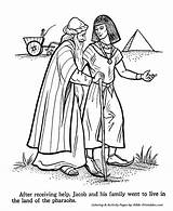 Joseph Bible Story Coloring Pages sketch template
