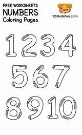 FREE Printable Number Coloring Pages 1 10 For Kids  123 Fun Apps sketch template