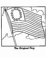 American Flag Coloring Pages sketch template