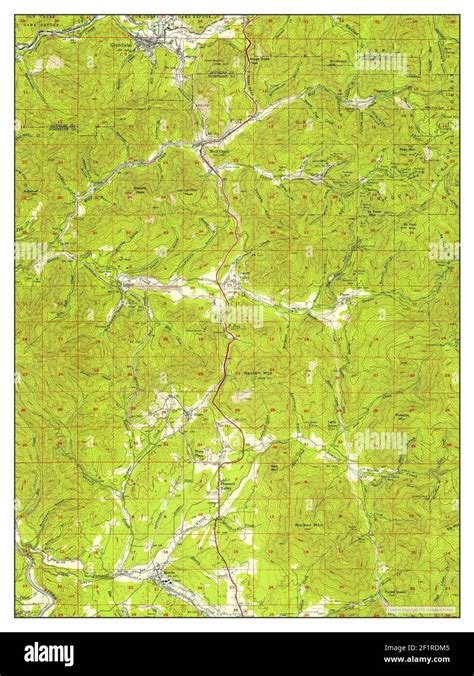 Glendale, Oregon, map 1954, 1:62500, United States of America by ...