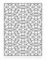 Free Pattern Design Coloring Pages sketch template