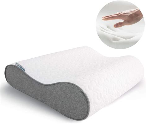 Best Cooling Memory Foam Cervical Neck Contour Pillow Made In The Usa ...