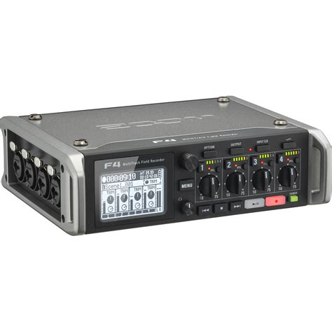 Zoom F4 6-Input / 8-Track Multi-Track Field Recorder ZF4 B&H