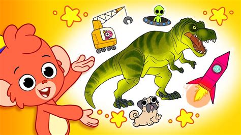 Cartoons for kids | Dinosaurs, Animals & Cars | Educational videos for ...