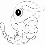Caterpie Coloring Pages sketch template