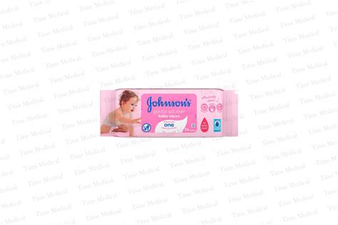 Johnsons Baby Wipes 72Pcs - Time Medical