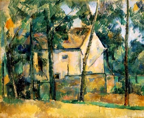 House and Trees, 1894 - Paul Cezanne - WikiArt.org