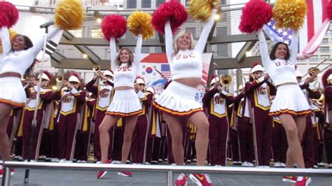 USC Band "Tribute to Troy, Fight On!" Union Square San Francisco California 2016 - YouTube