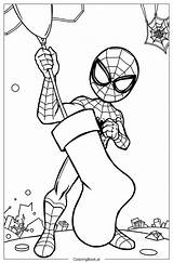 Spiderman Coloring Pictures For Kids  Infoupdateorg sketch template