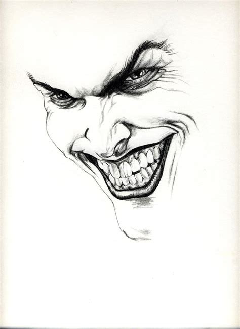 The Joker by Alex Ross | Joker drawings, Joker sketch, Joker art