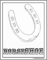Free Coloring Pages Of Horseshoes sketch template