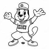 Celtics Mascot Dancing Coloring Page  Pagescom sketch template