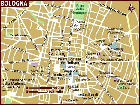 Bologna Map