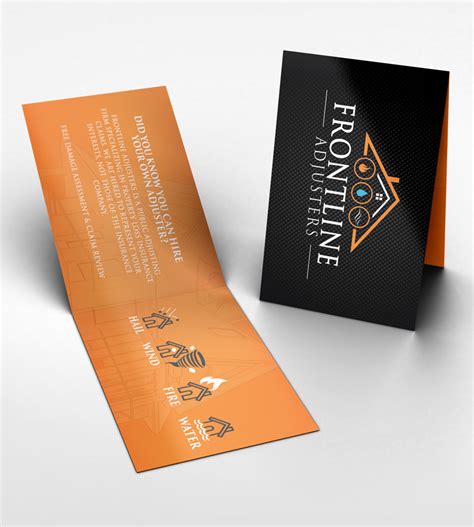 Folded Business Card Template