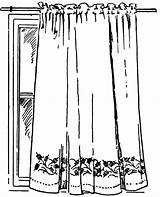 Curtain coloring pages To Download And Print For Free sketch template