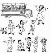 Magic School Bus Coloring Pages The  sketch template