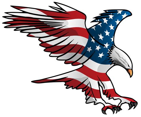 Vintage Patriotic Eagle Image The Graphics Fairy